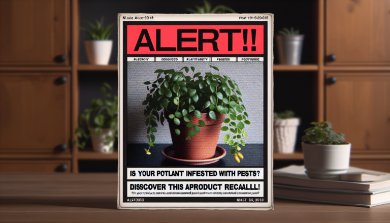 découvrez ce rappel produit inquiétant concernant les plantes en pot achetées chez u. votre plante pourrait-elle être infestée de parasites ? alerte !
